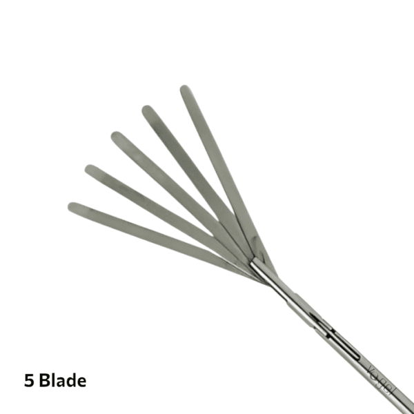 Laparoscopy Fan Retractor ( 5 Blades ) - Image 2